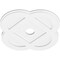 Ekena Millwork Charlotte Architectural Grade PVC Contemporary Ceiling Medallion, 20"OD x 3"ID x 8"C x 1"P CMP20CE-03000 - alternate 2